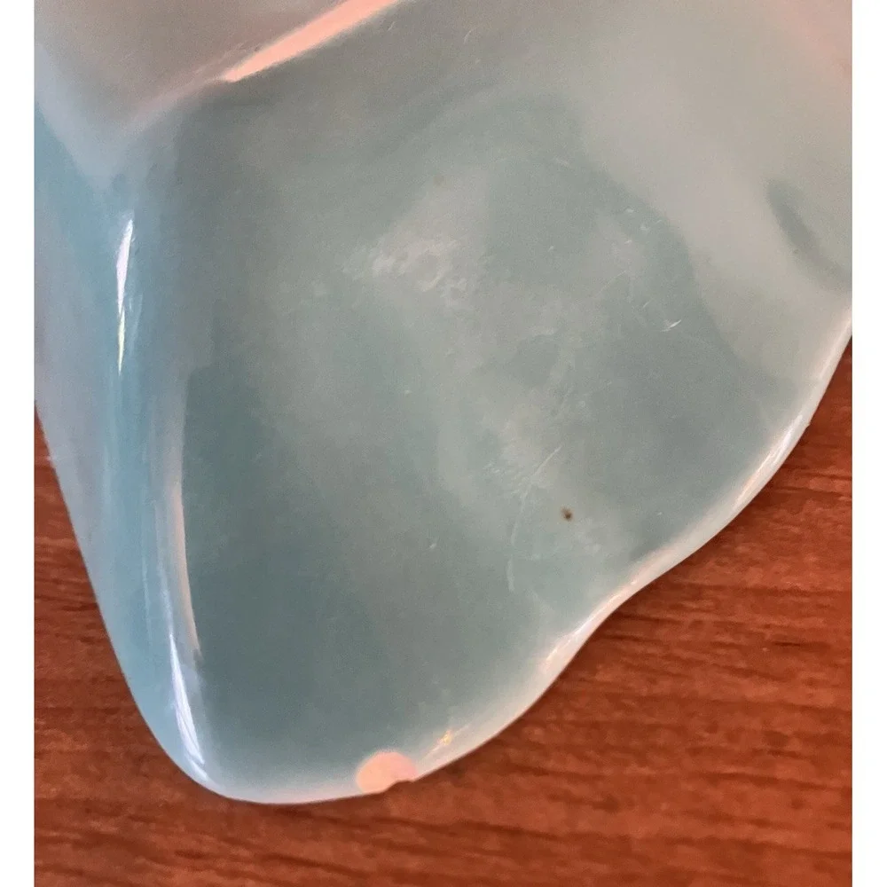 Set of 3 Vintage CALIFORNIA POTTERY Turquoise Lazy Susan Replacement Dishes